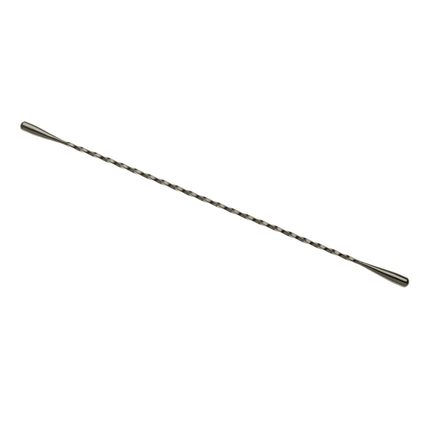 Que Khuấy Cocktail Barfly M37020BK Đầu Giọt Nước Đôi Màu Đen Gun Metal 33.5 cm