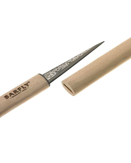 Dao Chặt Đá Barfly M37063 10 cm Tay Cầm Gỗ Sồi Thép Không Gỉ