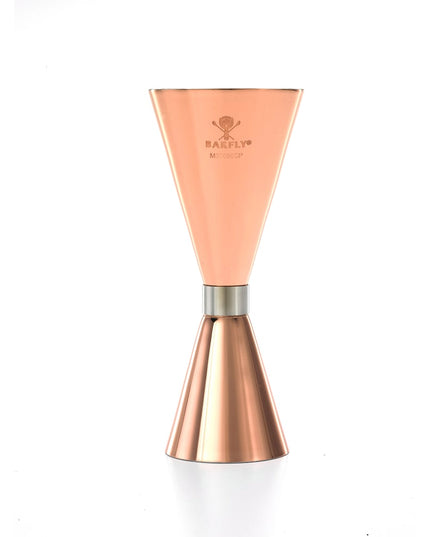Ly Đong Kiểu Mỏng Barfly M37090CP 30 ml & 60 ml Đồng Viền Thép Không Gỉ
