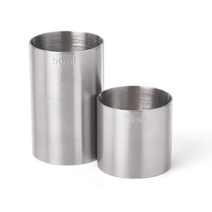 Bộ 2 Ly Đong Barfly M37094 Thép Không Gỉ Mờ
