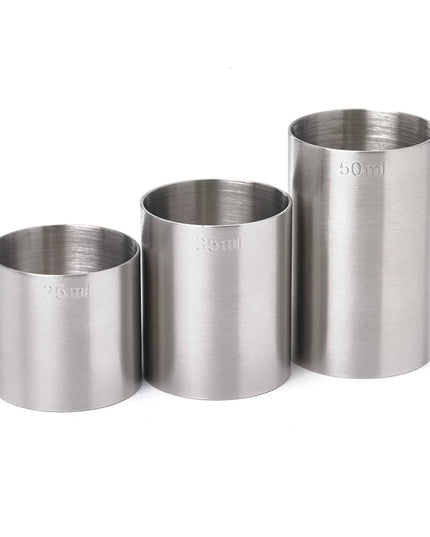 Bộ Ly Đong 3 Món Barfly M37095 - Thép Không Gỉ, Bề Mặt Mờ