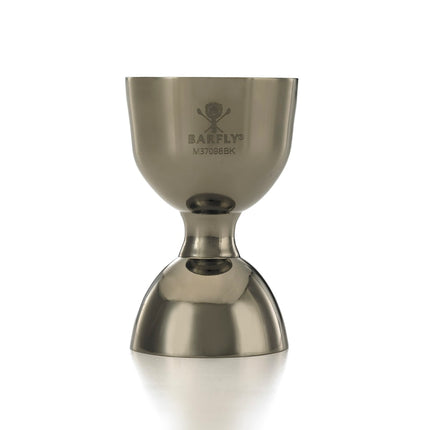 Ly Đong Miệng Thẳng Barfly M37098BK 25 ml & 50 ml Đen Gun Metal