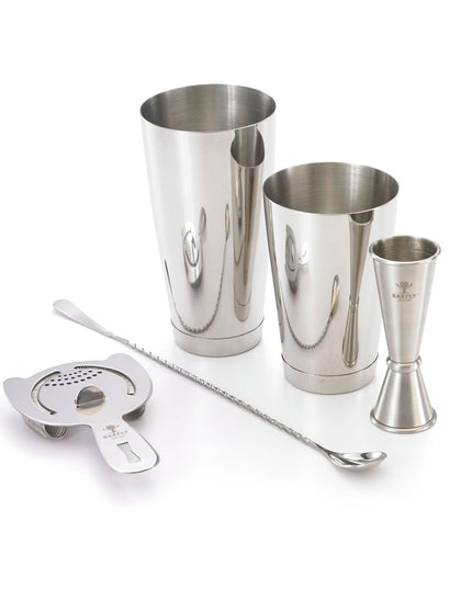 Bộ Pha Chế Cocktail Cơ Bản 5 Món Barfly M37101 Bạc