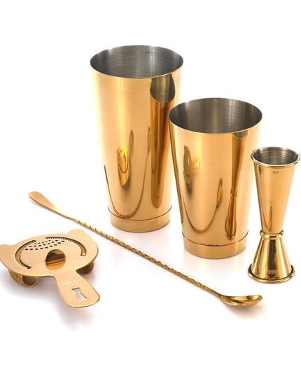 Bộ Bình Lắc Cocktail 5 Món Barfly M37101GD Vàng
