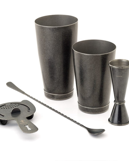 Bộ Bình Lắc Cocktail Barfly M37101VBK 5 Món - Đen Cổ Điển