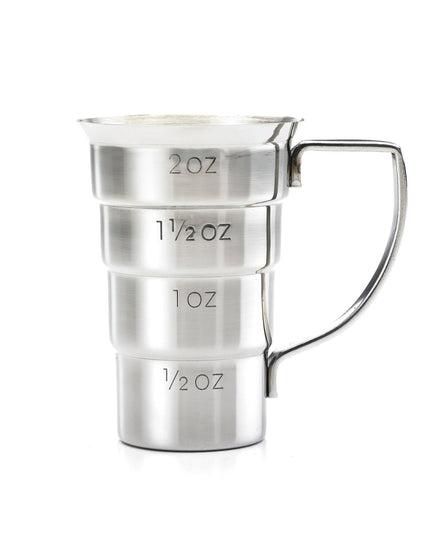 Ly Đong Có Vạch Chia Barfly M37108 60 ml Có Tay Cầm Thép Không Gỉ