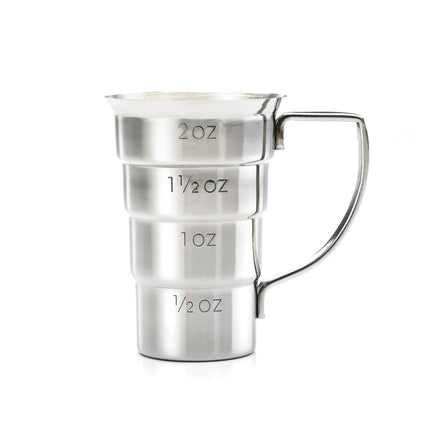 Ly Đong Có Vạch Chia Barfly M37108 60 ml Có Tay Cầm Thép Không Gỉ