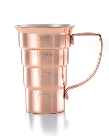Ly Đong Có Vạch Chia Barfly M37108CP 60 ml Có Tay Cầm, Màu Đồng