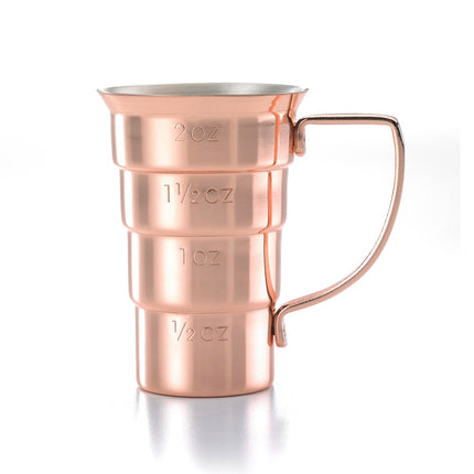 Ly Đong Có Vạch Chia Barfly M37108CP 60 ml Có Tay Cầm, Màu Đồng