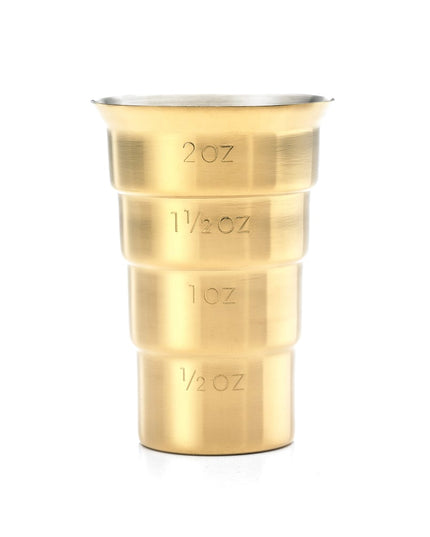 Ly Đong Có Vạch Barfly M37109GD 60 ml, Màu Vàng