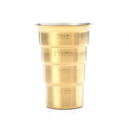Ly Đong Có Vạch Barfly M37109GD 60 ml, Màu Vàng