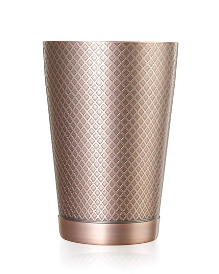 Bình Lắc Cocktail Thép Không Gỉ Hoa Văn Kim Cương Barfly M37198ACP 532 ml Đồng Cổ Điển