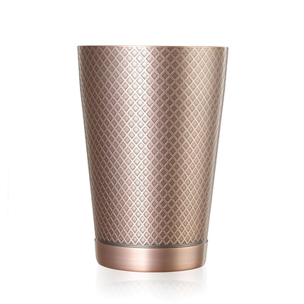 Bình Lắc Cocktail Thép Không Gỉ Hoa Văn Kim Cương Barfly M37198ACP 532 ml Đồng Cổ Điển