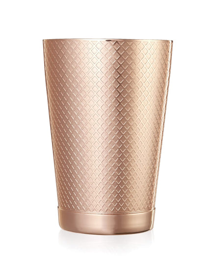 Bình Lắc Cocktail Thép Không Gỉ Barfly M37198CP 532 ml Hoa Văn Kim Cương Màu Đồng