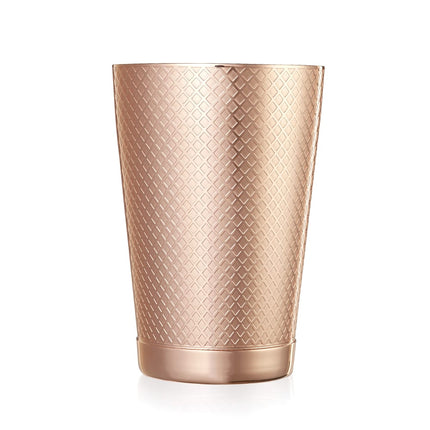 Bình Lắc Cocktail Thép Không Gỉ Barfly M37198CP 532 ml Hoa Văn Kim Cương Màu Đồng