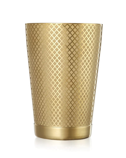Bình Lắc Cocktail Thép Không Gỉ Hoa Văn Kim Cương Barfly M37198GD 532 ml Vàng