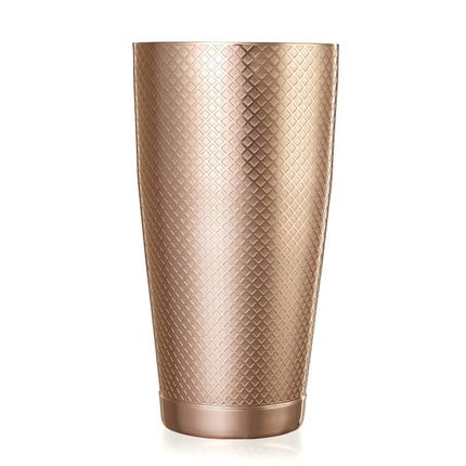 Bình Lắc Cocktail Thép Không Gỉ Hoa Văn Kim Cương Barfly M37199CP 828 ml Đồng