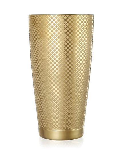 Bình Lắc Cocktail Thép Không Gỉ Hoa Văn Kim Cương Barfly M37199GD 828 ml Vàng