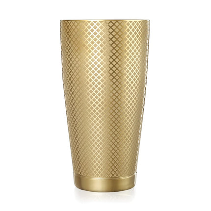 Bình Lắc Cocktail Thép Không Gỉ Hoa Văn Kim Cương Barfly M37199GD 828 ml Vàng