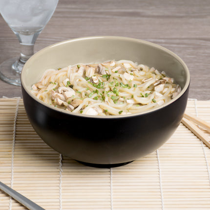Tô melamine tròn hai tông Elite Global Solutions Karma JW542T 1,4 lít màu mun và cát - Thùng 6 cái