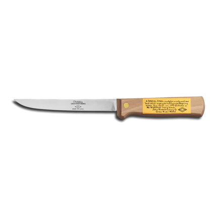 Dexter Russell 1012G-6 Dao Rọc Xương Cứng 15.2 cm Cán Gỗ Sồi, Thép Carbon