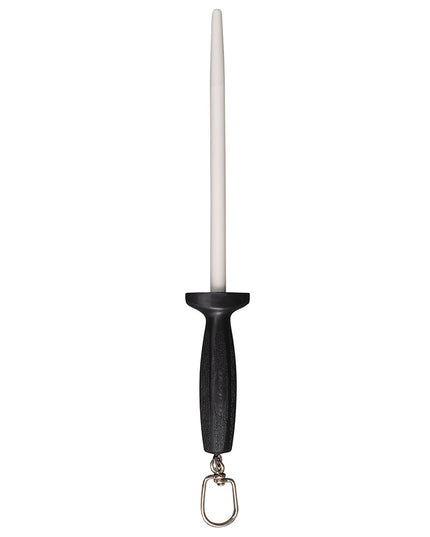 Dexter Russell P8 8" Ceramic Sharpener w/ Polypropylene Black Handle
