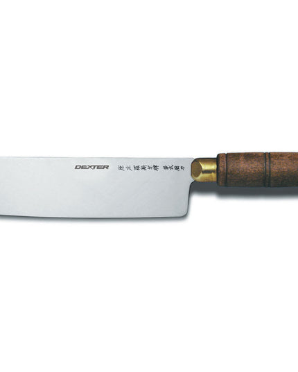 Dao Phay Trung Hoa Dexter Russell S5197 17.8 cm Cán Gỗ Óc Chó Thép Cacbon Cao