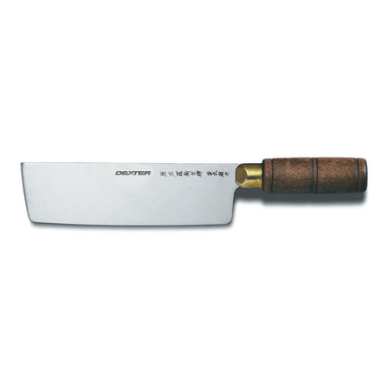 Dao Phay Trung Hoa Dexter Russell S5197 17.8 cm Cán Gỗ Óc Chó Thép Cacbon Cao