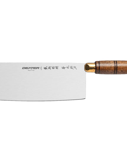 Dao Phay Trung Hoa Dexter Russell S5198PCP 20.3 cm Cán Gỗ Cứng Thép Cacbon Cao
