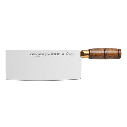 Dao Phay Trung Hoa Dexter Russell S5198PCP 20.3 cm Cán Gỗ Cứng Thép Cacbon Cao