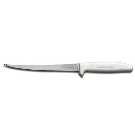 Dao Phi Lê Dexter Russell S133N-7PCP SANI-SAFE® 17.8 cm Cán Polypropylene Trắng Thép Carbon