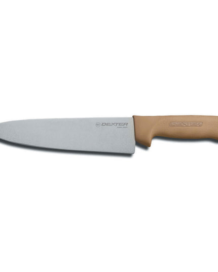 Dao Đầu Bếp Dexter Russell S145-10T-PCP SANI-SAFE® 25.4cm Tay Cầm Polypropylene Nâu Nhạt Thép Carbon