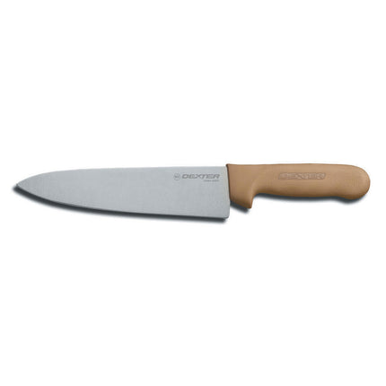 Dao Đầu Bếp Dexter Russell S145-10T-PCP SANI-SAFE® 25.4cm Tay Cầm Polypropylene Nâu Nhạt Thép Carbon