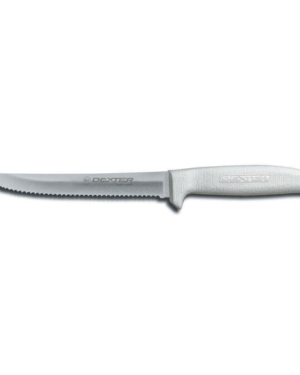 Dao Thái Đa Năng Dexter Russell S156SC-PCP SANI-SAFE® 15.2 cm Cán Polypropylene Trắng Thép Carbon