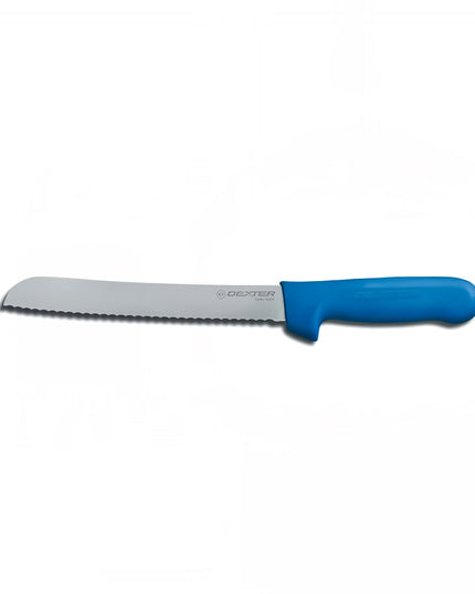 Dao Cắt Bánh Mì Dexter Russell S162-8SCC-PCP SANI-SAFE® 20.3 cm Tay Cầm Polypropylene Xanh Dương Thép Carbon