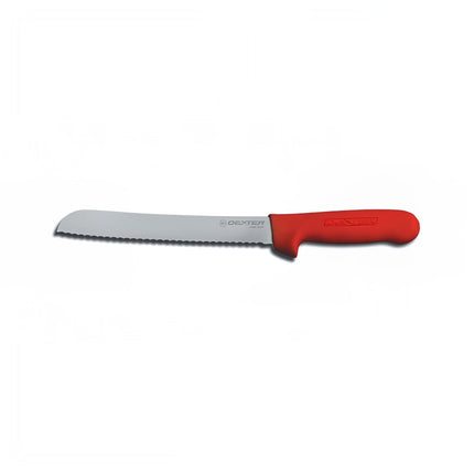 Dao Cắt Bánh Mì Dexter Russell S162-8SCR-PCP SANI-SAFE® 20.3 cm Tay Cầm Polypropylene Đỏ Thép Carbon