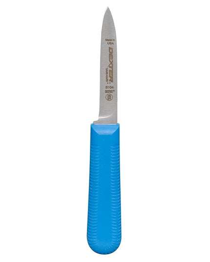 Bộ Dao Gọt SANI-SAFE® Dexter Russell S104C-PCP 8.3 cm Cán Polypropylene Xanh Thép Carbon