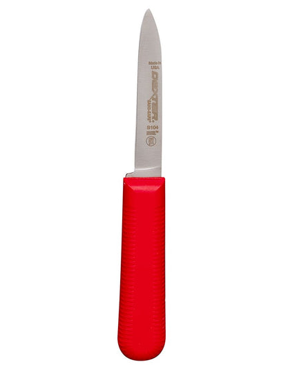 Bộ Dao Gọt Dexter Russell S104R-PCP SANI-SAFE® 8.3 cm Cán Polypropylene Đỏ Thép Carbon