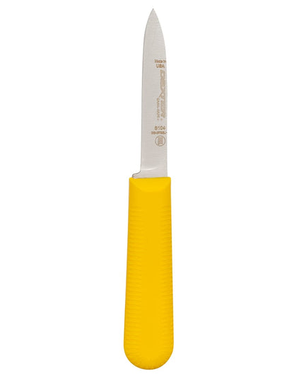 Bộ Dao Gọt Hoa Quả Dexter Russell S104Y-PCP SANI-SAFE® 8.3 cm Cán Polypropylene Vàng Thép Carbon