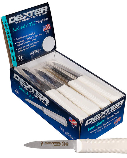 Bộ Dao Gọt Dexter Russell S104-24 SANI-SAFE® 8.3 cm Tay Cầm Polypropylene Trắng Thép Carbon