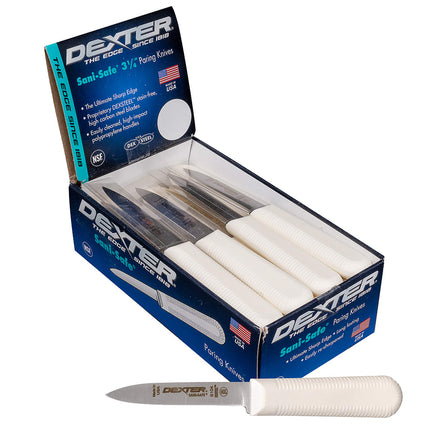 Bộ Dao Gọt Dexter Russell S104-24 SANI-SAFE® 8.3 cm Tay Cầm Polypropylene Trắng Thép Carbon
