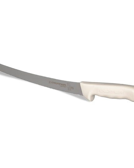 Dao Cắt Bánh Mì Dexter Russell S147-10SC-PCP SANI-SAFE® 25.4 cm Cán Polypropylene Trắng Thép Carbon
