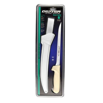 Dao Fillet SANI-SAFE® Dexter Russell S133-8WS1-CP 20.3 cm Tay Cầm Polypropylene Trắng Thép Carbon
