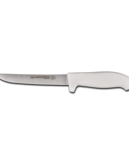 Dexter Russell SG136PCP 6" Boning Knife w/ Soft White Rubber Handle, Carbon Steel