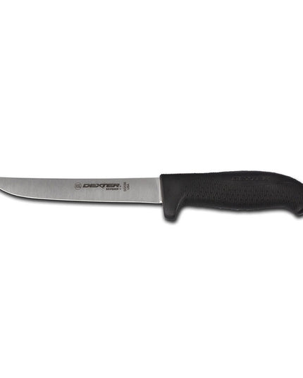 Dexter Russell SG136B-PCP 6" Boning Knife w/ Soft Black Rubber Handle, Carbon Steel