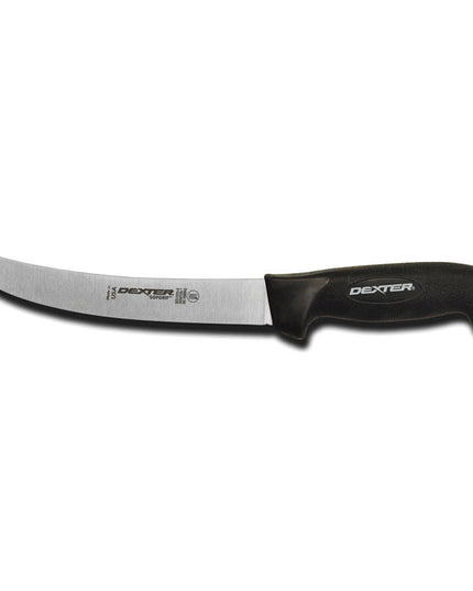 Dao Xẻ Thịt Dexter Russell SG132N-8B 20.3 cm Cán Cao Su Mềm Đen Thép Carbon