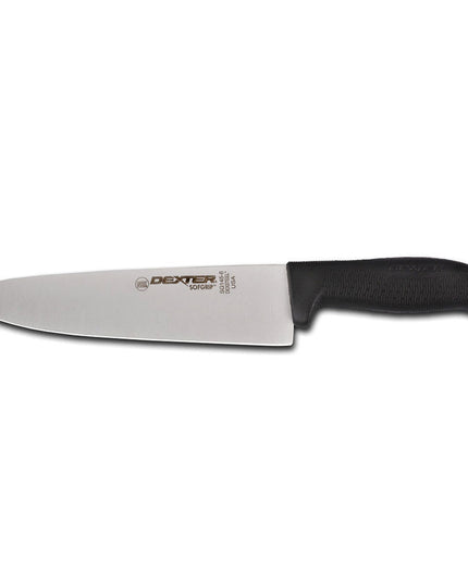 Dao Bếp Trưởng Dexter Russell SG145-8B-PCP 20.3cm Cán Cao Su Mềm Đen Thép Carbon