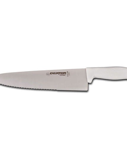Dao Bếp Trưởng Dexter Russell SG145-10SC-PCP 25.4 cm Cán Cao Su Mềm Trắng Thép Carbon