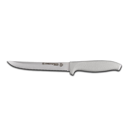 Dao Đa Năng Dexter Russell SG156SC-PCP 15.2 cm Tay Cầm Cao Su Trắng Mềm Thép Carbon