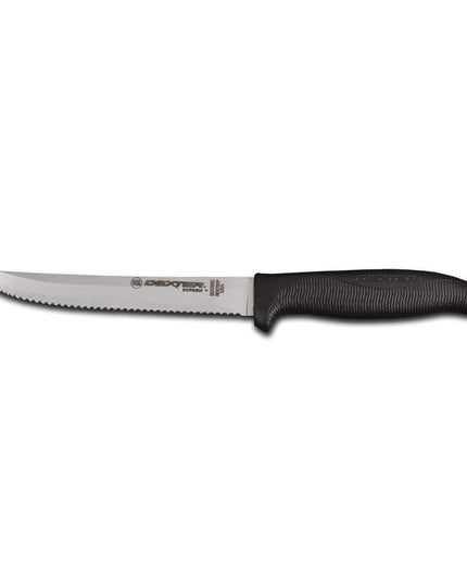 Dao Thái Đa Dụng Dexter Russell SG156SCB-PCP 15.2 cm Cán Cao Su Đen Mềm Thép Carbon